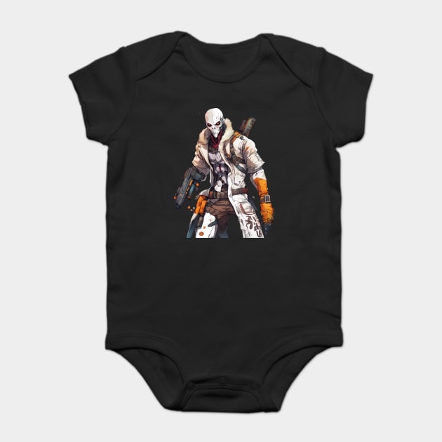 bounty hunter Baby Bodysuit by animegirlnft